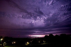 Superzelle am Rande des Münsterland's