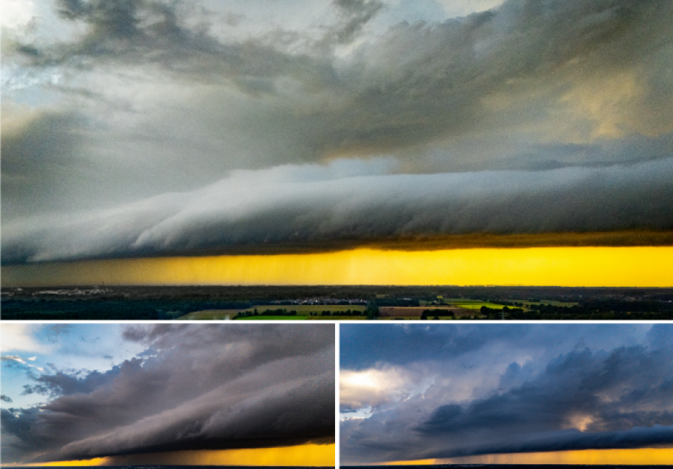 Sonnenuntergang Gewitter